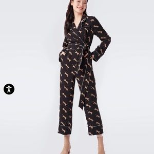 NWT DVF Brittania Wide Leg Jumpsuit